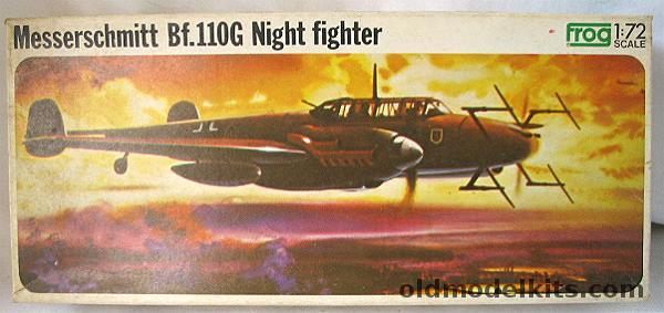 Frog 1/72 Bf-110G Night Fighter, F202 plastic model kit